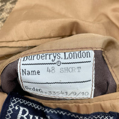 BURBERRY バーバリー 80s キャメル ハウンドトゥース テーラード ジャケット ジャケット