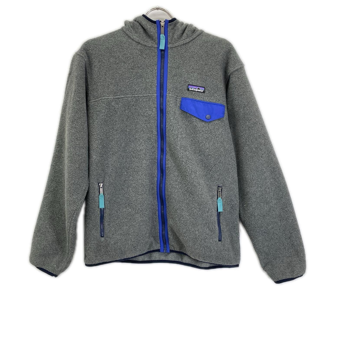 Patagonia パタゴニア 25462 グレー×ブルー シンチラ フリースジャケット ジャケット