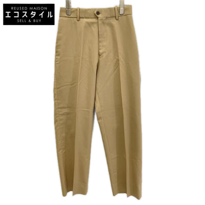MARKAWARE マーカウエア ベージュ FLAT-FRONT TROUSERS ボトムス