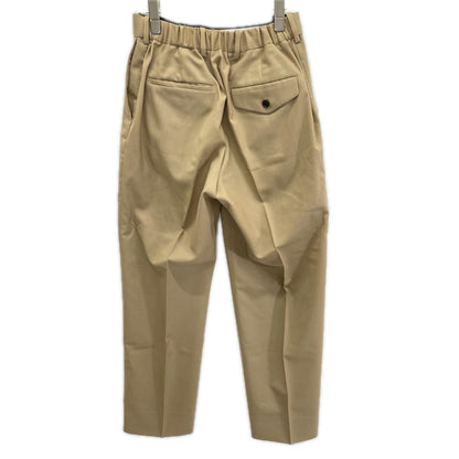 MARKAWARE マーカウエア ベージュ FLAT-FRONT TROUSERS ボトムス
