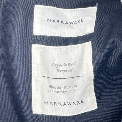 MARKAWARE マーカウエア ベージュ FLAT-FRONT TROUSERS ボトムス