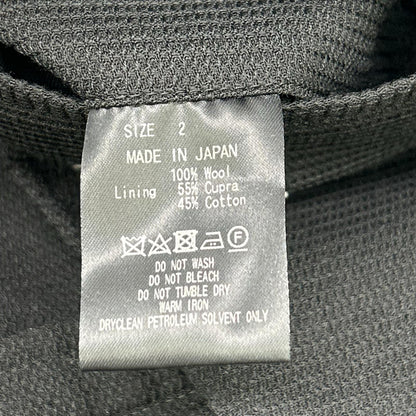 MARKAWARE マーカウエア ブラック サマーウールコンフォートジャケット ジャケット
