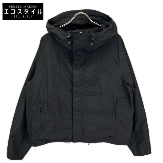 MARKAWARE マーカウエア ブラック シルクショートレインジャケット ジャケット