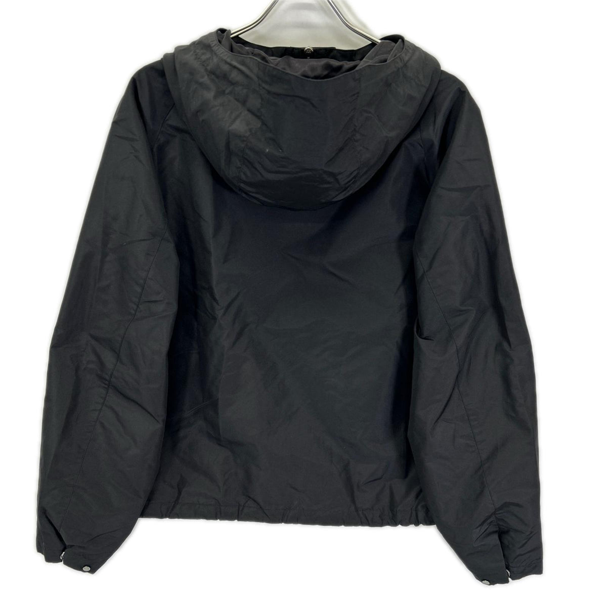 MARKAWARE マーカウエア ブラック シルクショートレインジャケット ジャケット