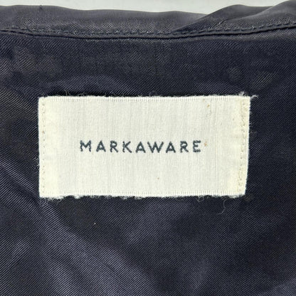 MARKAWARE マーカウエア ブラック シルクショートレインジャケット ジャケット
