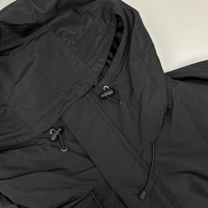 MARKAWARE マーカウエア ブラック シルクショートレインジャケット ジャケット