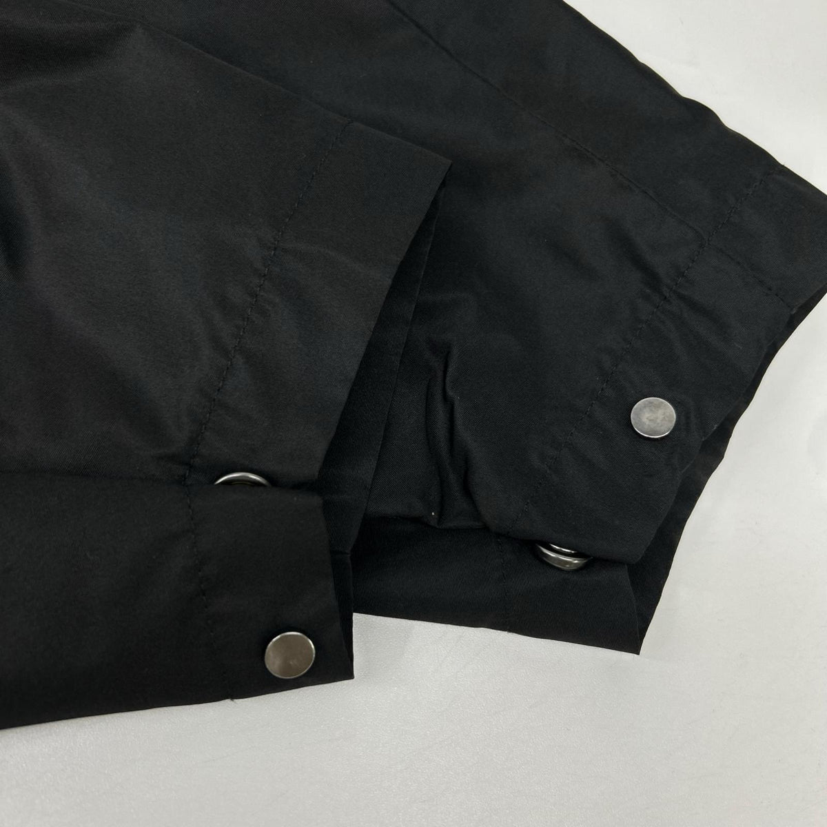 MARKAWARE マーカウエア ブラック シルクショートレインジャケット ジャケット