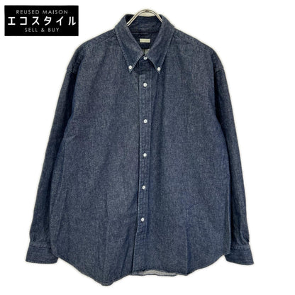 A.PRESSE アプレッセ ブルー BD Denim Shirt トップス