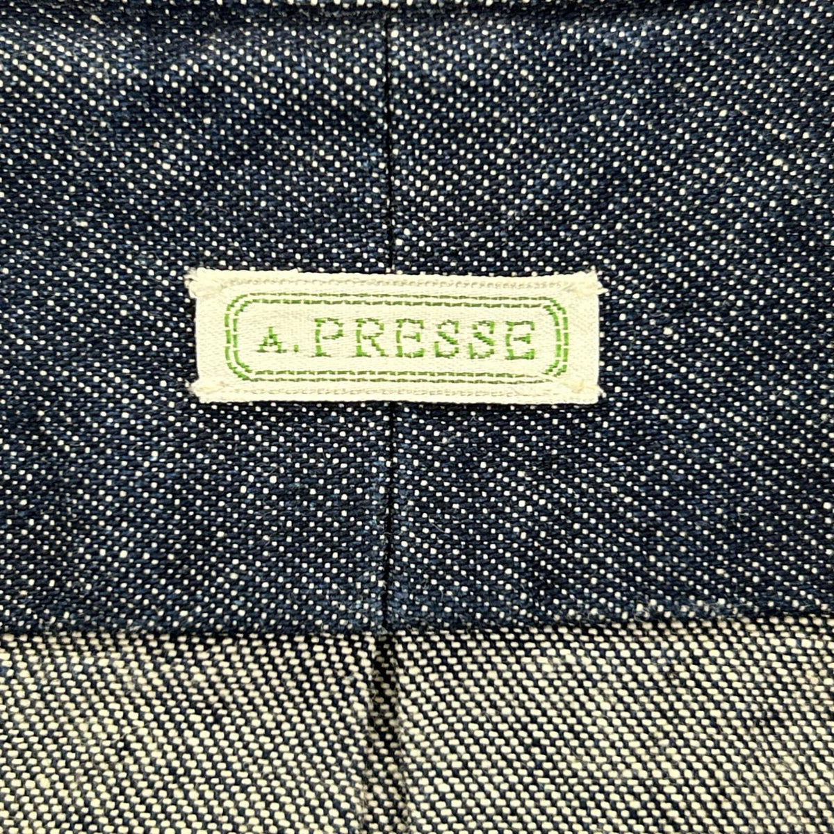 A.PRESSE アプレッセ ブルー BD Denim Shirt トップス