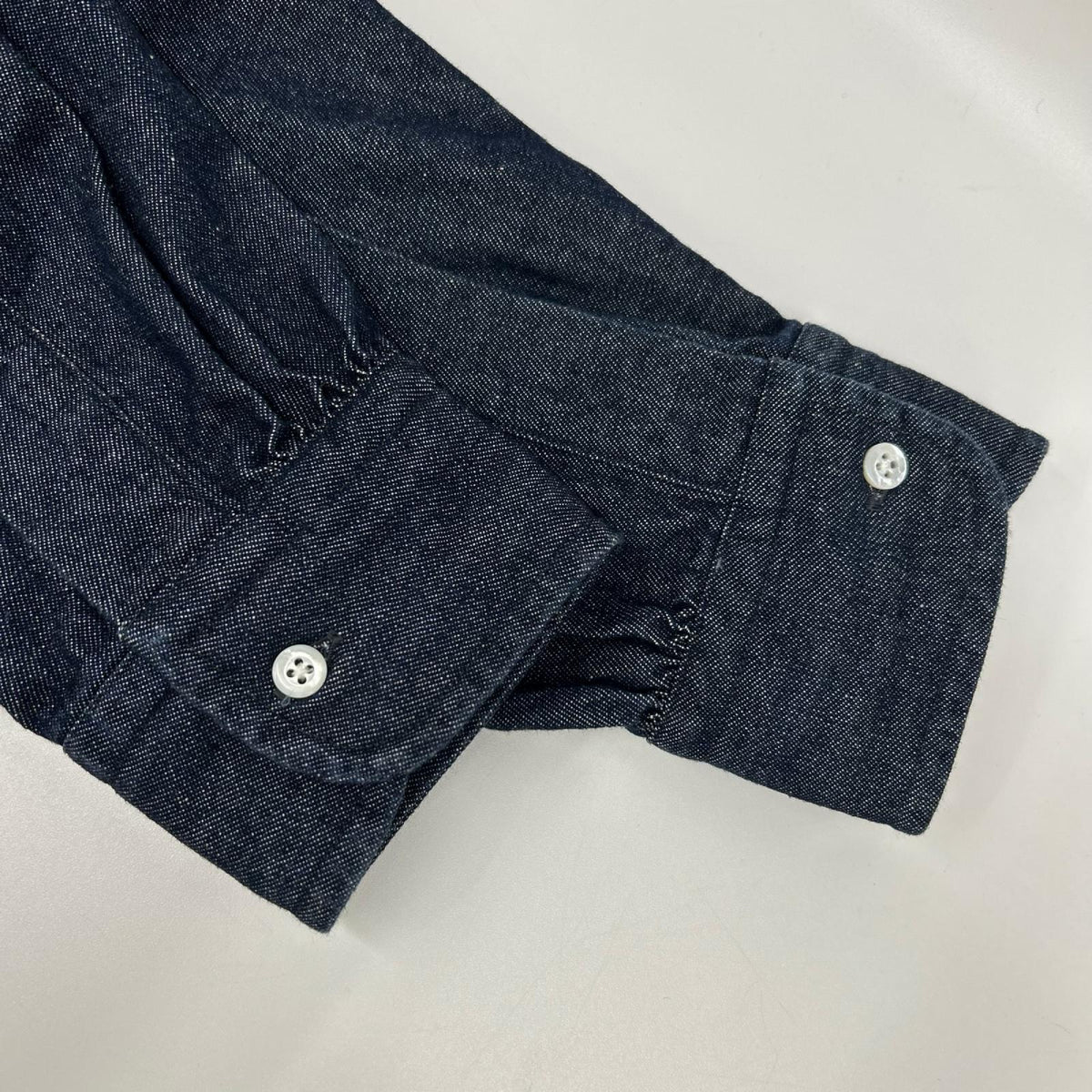 A.PRESSE アプレッセ ブルー BD Denim Shirt トップス