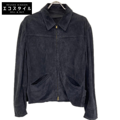 LIDNM リドム ネイビー Goat Suede Sports JKT ジャケット