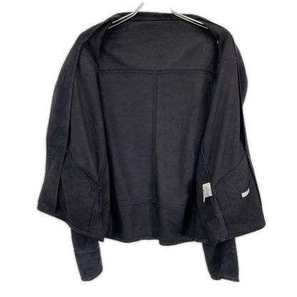 LIDNM リドム ネイビー Goat Suede Sports JKT ジャケット