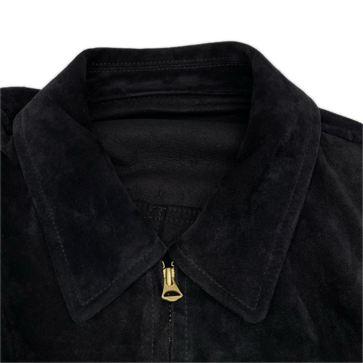 LIDNM リドム ネイビー Goat Suede Sports JKT ジャケット
