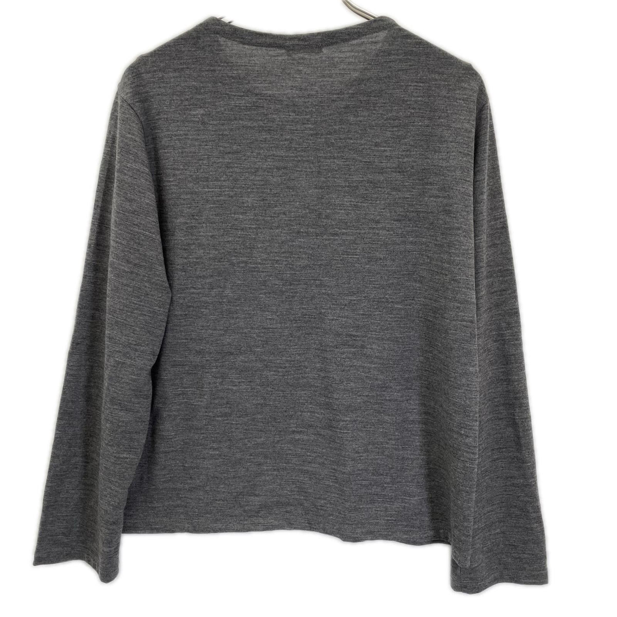 LIDNM リドム グレー Wool Jersey Henley L/S Tee トップス