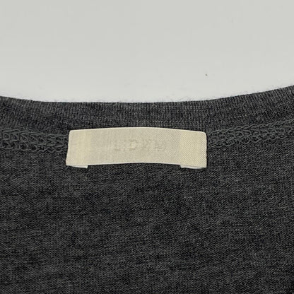 LIDNM リドム グレー Wool Jersey Henley L/S Tee トップス
