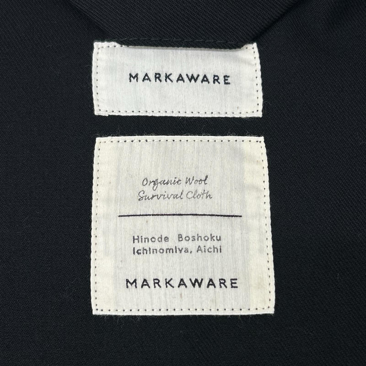 MARKAWARE マーカウエア ブラック ワークジャケット ジャケット