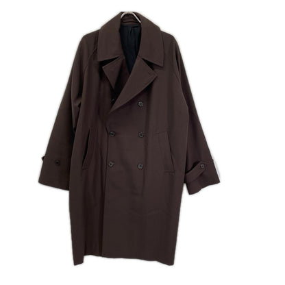 MARKAWARE マーカウエア ブラウン RAGLAN MAC COAT ORGANIC WOOL TROPICAL コート