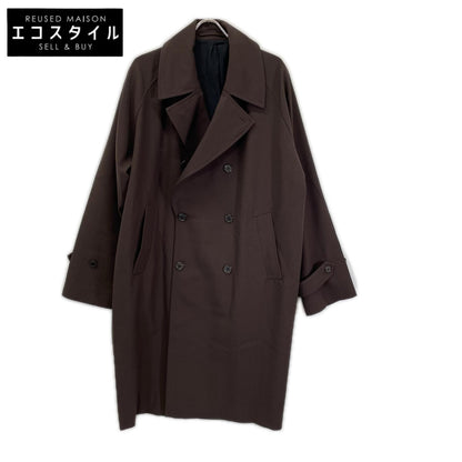 MARKAWARE マーカウエア ブラウン RAGLAN MAC COAT ORGANIC WOOL TROPICAL コート