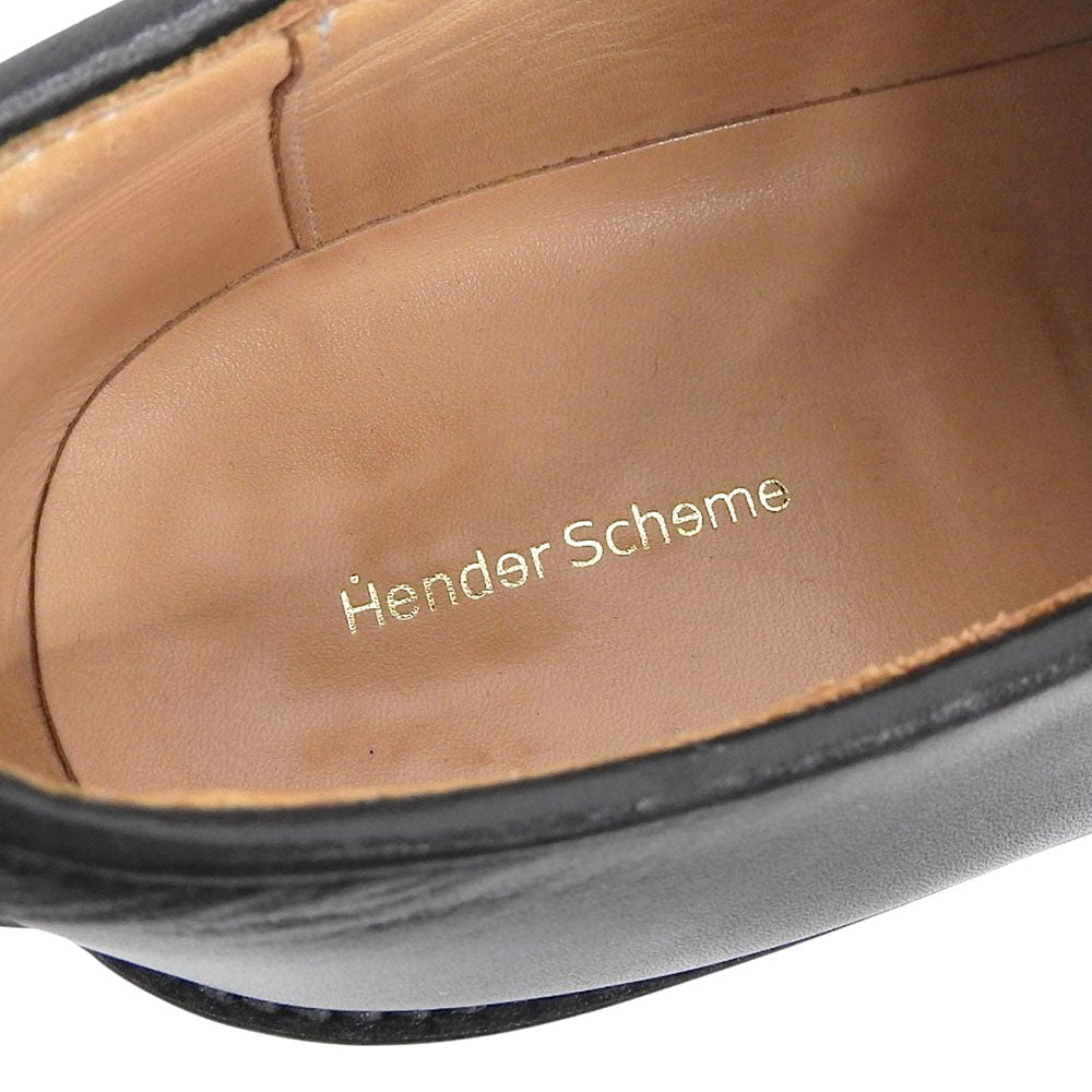 Hender Scheme エンダースキーマ 美品 オールドエンド リッジウェイ レザー シューズ メンズ ブラック 5 シューズ