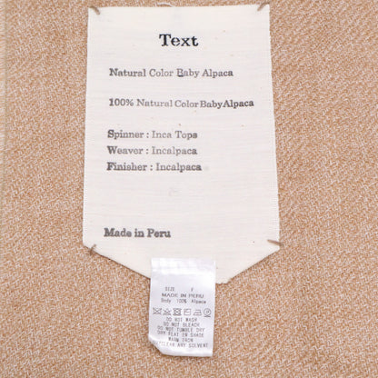 MARKAWARE マーカウエア 【美品】Text テクスト T20C-08AC01C アルパカウール ストール