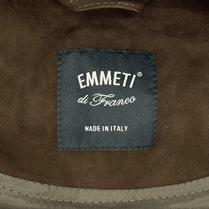 EMMETI エンメティー ブラウン ゴートスキンスエード ダウンベスト ベスト