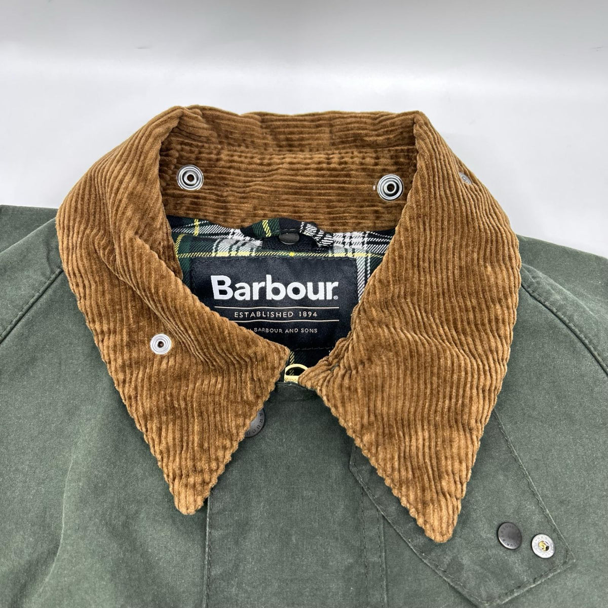 Barbour バブアー 【BEAMS別注】カーキ BEAUFORT ウォッシュドジャケット ジャケット