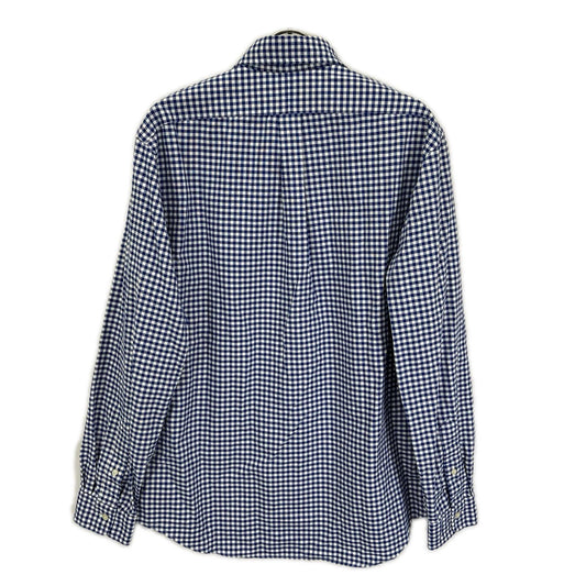 POLObyRalphLauren ポロラルフローレン ネイビー クラシックフィット ギンガムチェック オックスフォードシャツ トップス