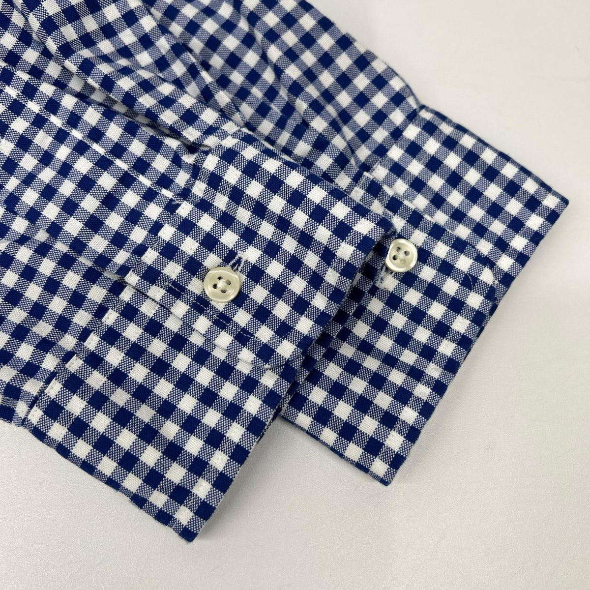 POLObyRalphLauren ポロラルフローレン ネイビー クラシックフィット ギンガムチェック オックスフォードシャツ トップス