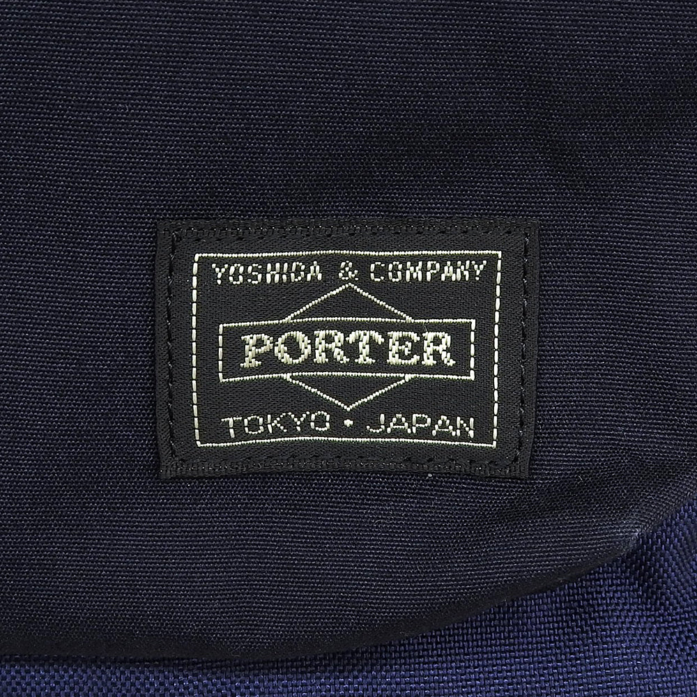 PORTER ポーター 美品 ブリッジ キャンバス コーデュラナイロン トートバッグ メンズ ブルー トートバッグ