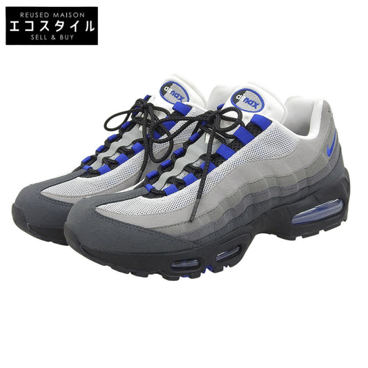 NIKE ナイキ 新品同様 エア マックス 95 ビッグ バブル シューズ メンズ グレー×ブルー 28.5cm HJ5996-006 シューズ