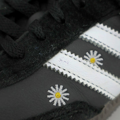 adidas アディダス サンバ 花刺繍 ローカットスニーカー シューズ メンズ ブラック×ホワイト 29.0cm シューズ