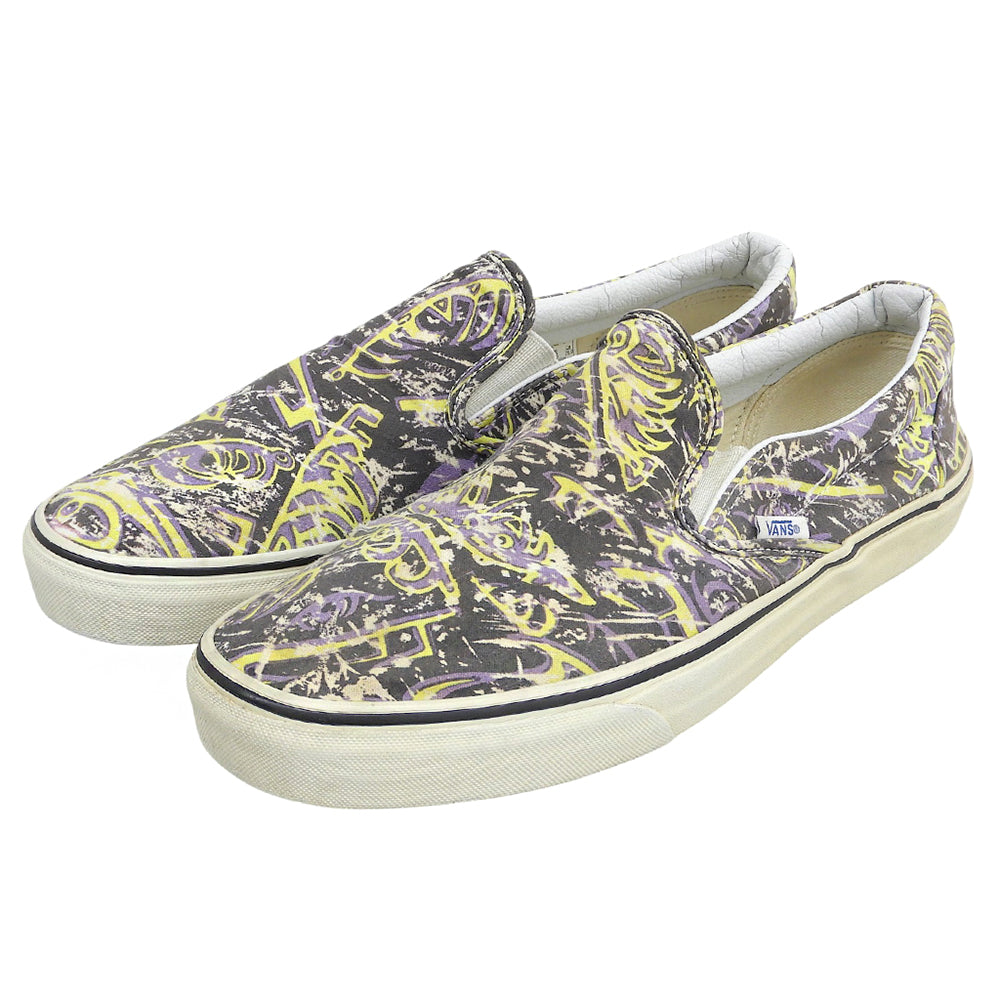 VANS バンズ 総柄 ローカットスニーカー スリッポン シューズ メンズ マルチカラー 29.0cm 721278 シューズ