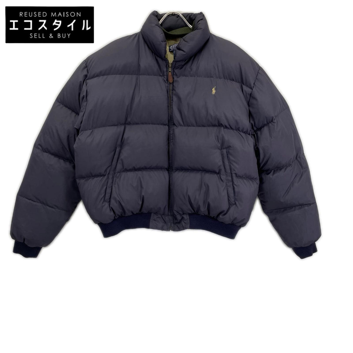 POLObyRalphLauren ポロラルフローレン 90s ネイビー USA製 ダウンジャケット ジャケット