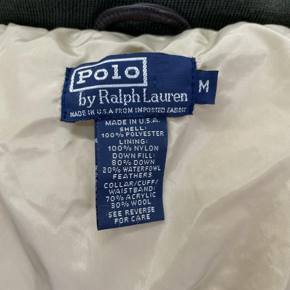 POLObyRalphLauren ポロラルフローレン 90s ネイビー USA製 ダウンジャケット ジャケット