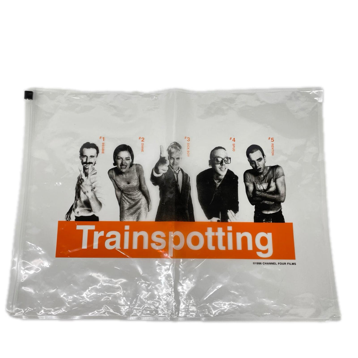 Behind the Scenes ビハインドザシーンズ ホワイト Trainspotting SICK BOY プリント Tシャツ トップス