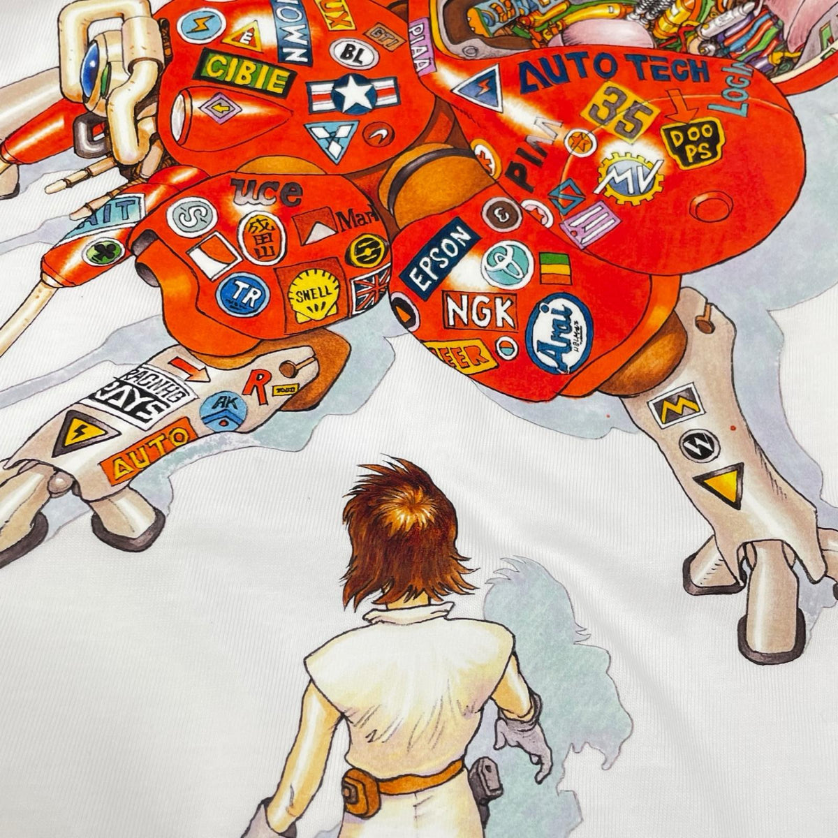 その他ブランド 【十郎正宗の世界展】ホワイト大友克洋×攻殻機動隊Tシャツ トップス