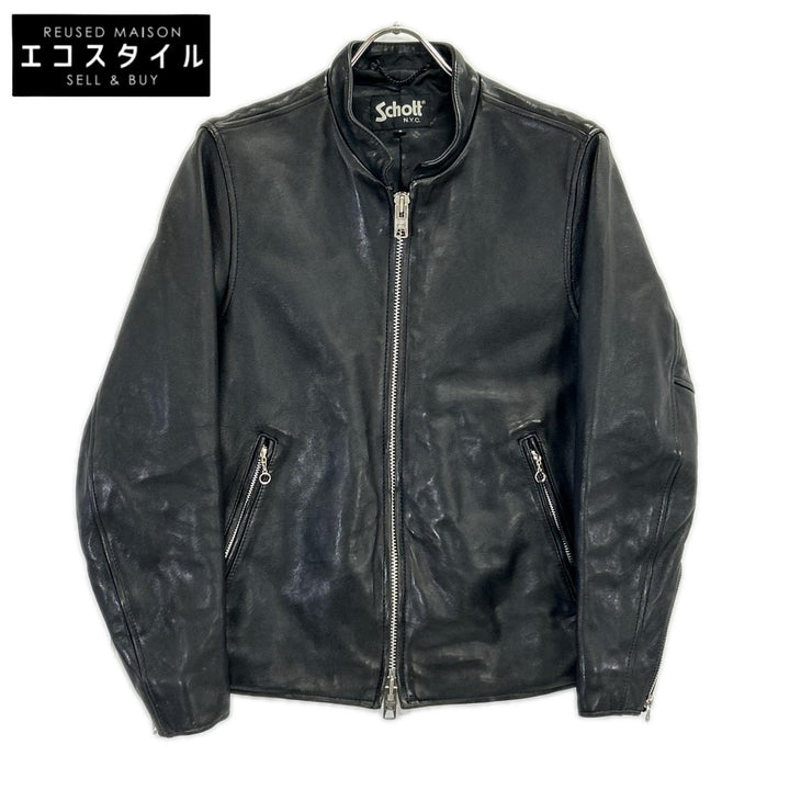 schott ショット 3191055 ブラック ラム シングルライダース ジャケット ジャケット