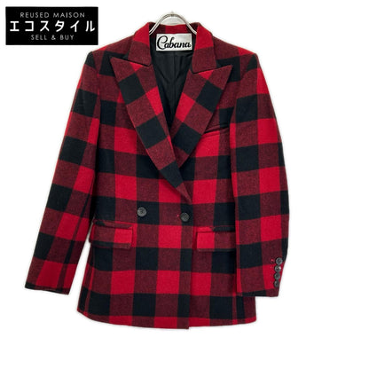 Cabana カバナ 18AW-JK02 レッド×ブラック チェック コート ジャケット