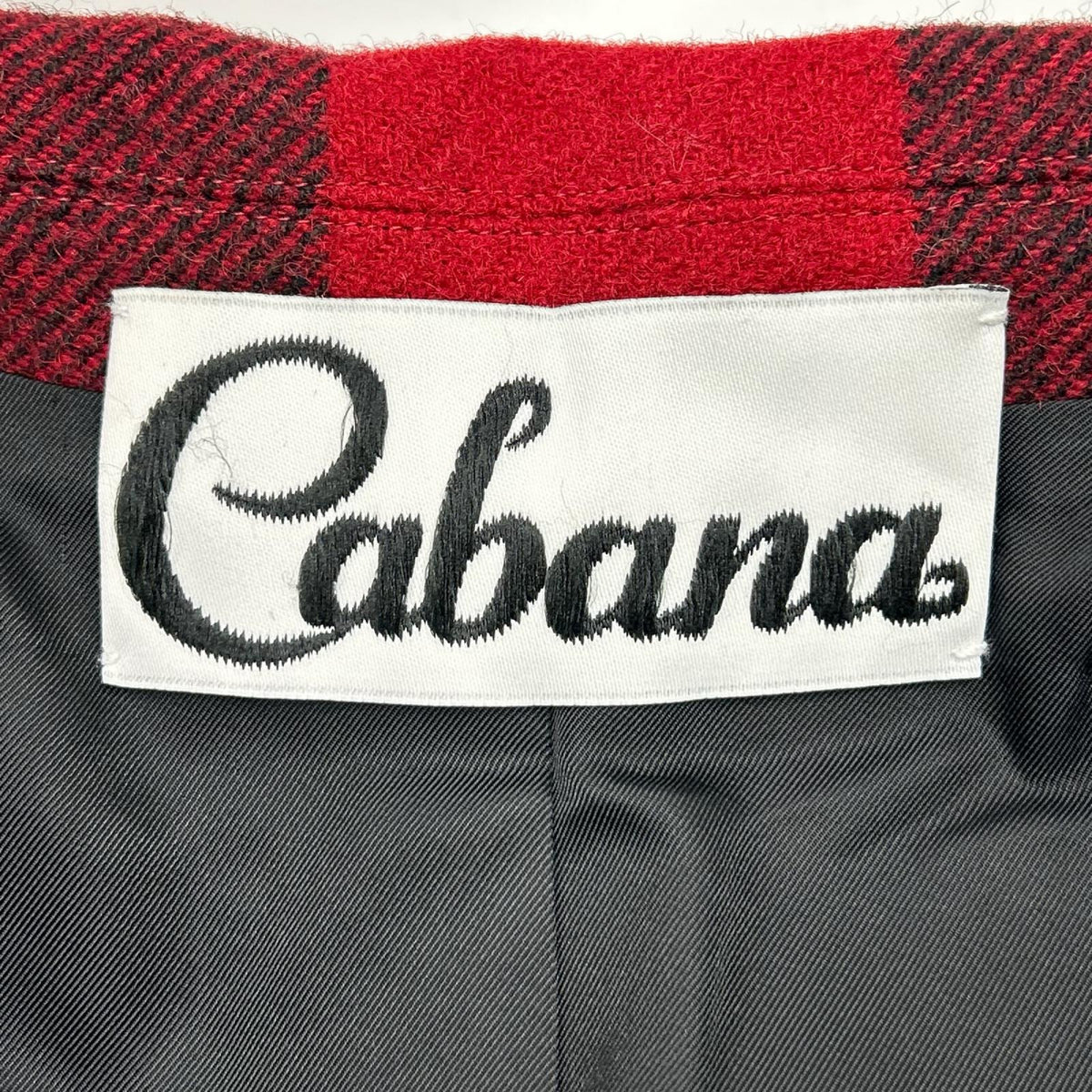 Cabana カバナ 18AW-JK02 レッド×ブラック チェック コート ジャケット
