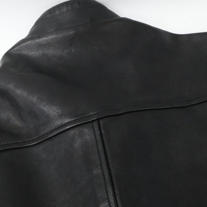 schott ショット 3191064 ブラック 羊革 ダブルブレスト ライダースジャケット ジャケット