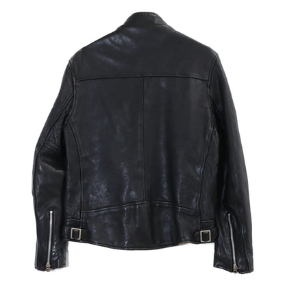 schott ショット 3191064 ブラック 羊革 ダブルブレスト ライダースジャケット ジャケット