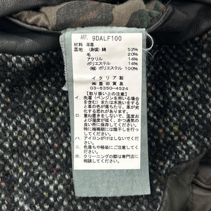 Delan デラン ブラック シープスキン ダブルライダースジャケット ジャケット