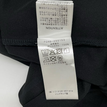 F.C.Real Bristol エフシーリアルブリストル FCRB-260153 ×Coca-Cola ブラック ウィーブストライプポロシャツ トップス