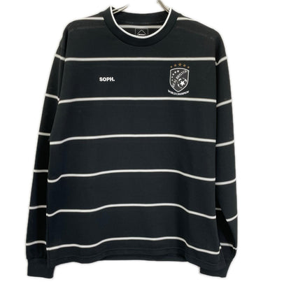 F.C.Real Bristol エフシーリアルブリストル ブラック CHAMPIONS BORDER L/S GAME SHIRT トップス