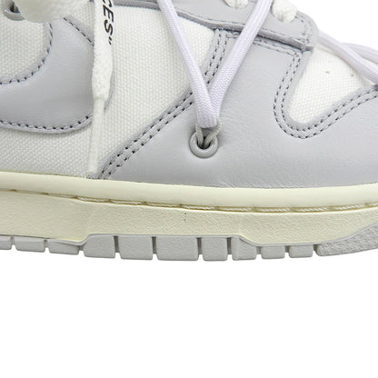 NIKE ナイキ 新品同様 Dunk Low 1 of 50 Lot.49 スニーカー シューズ メンズ ホワイト×グレー 27cm DM1602-123 シューズ