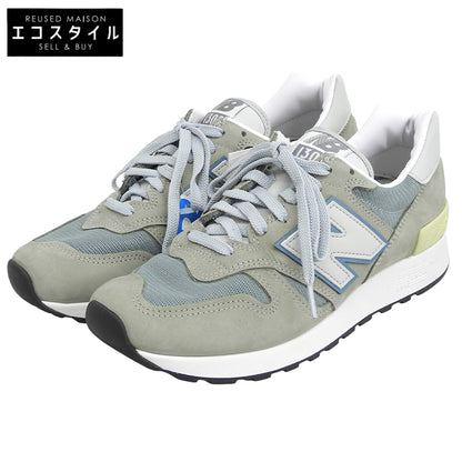NEW BALANCE ニューバランス 新品同様 1300 スニーカー シューズ メンズ スティールブルー 26.5cm U1300JP シューズ
