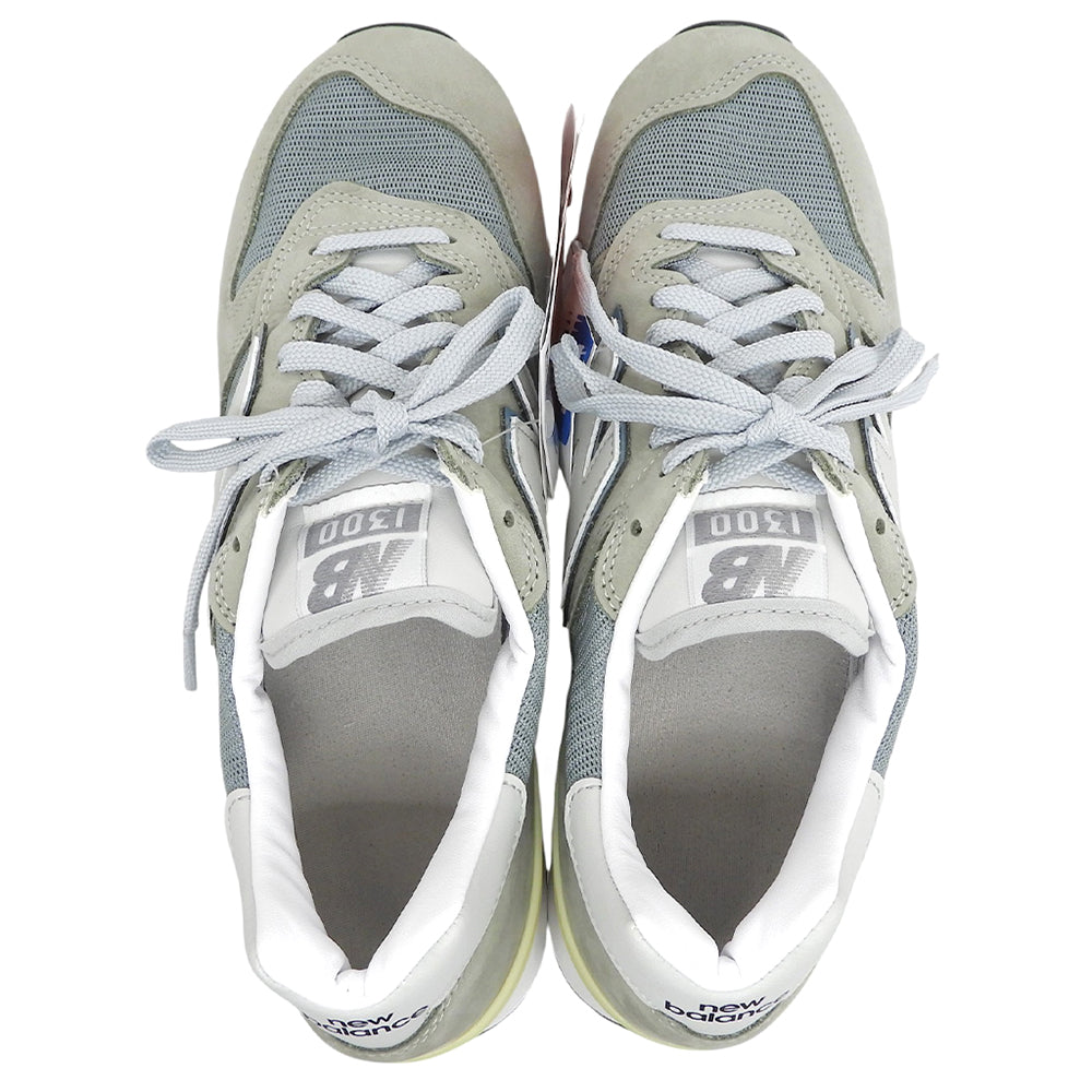 NEW BALANCE ニューバランス 新品同様 1300 スニーカー シューズ メンズ スティールブルー 26.5cm U1300JP シューズ