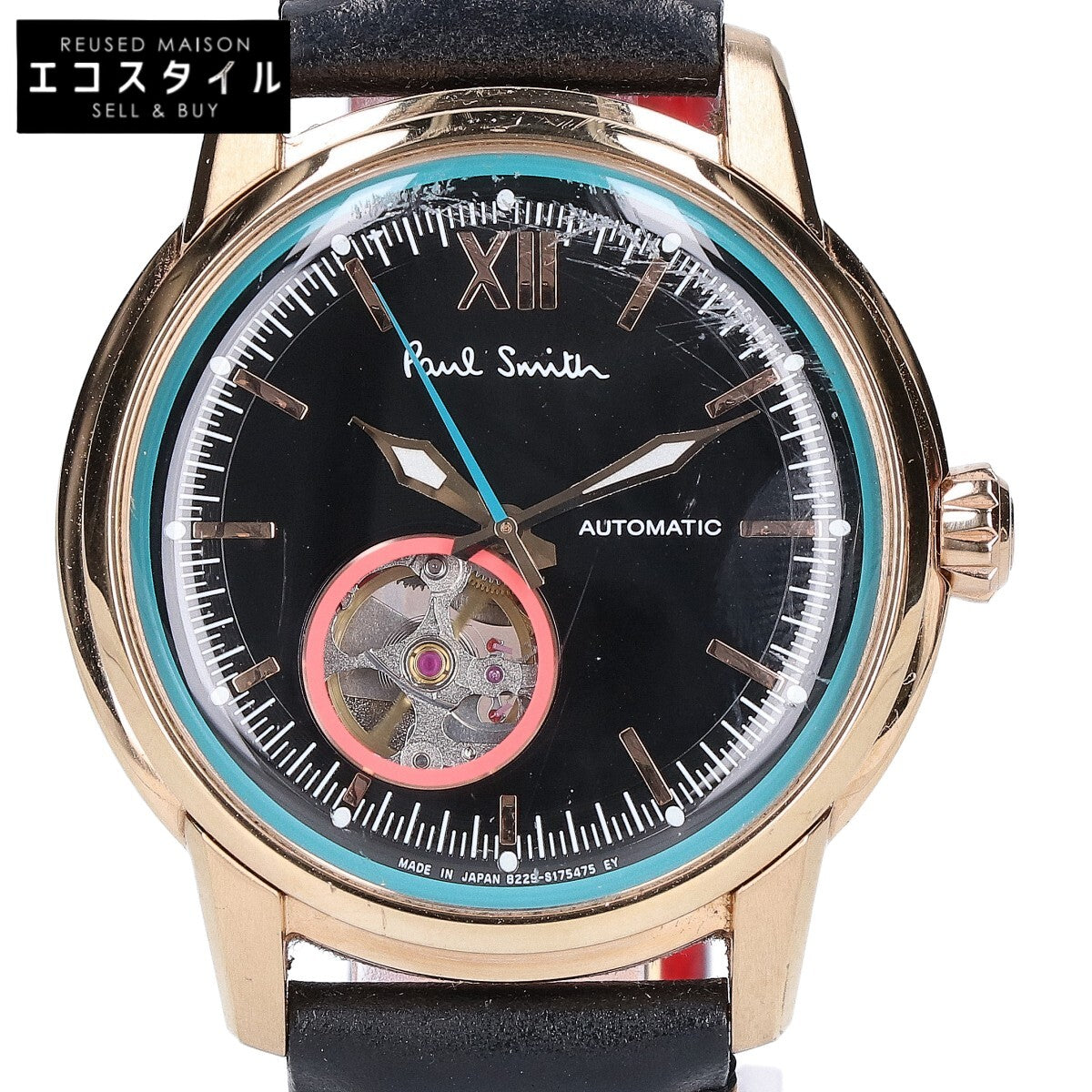 PaulSmith ポールスミス BJ7-123-50 8229 King‘s Cross キングス・クロス シースルーバック 自動巻き 腕時計