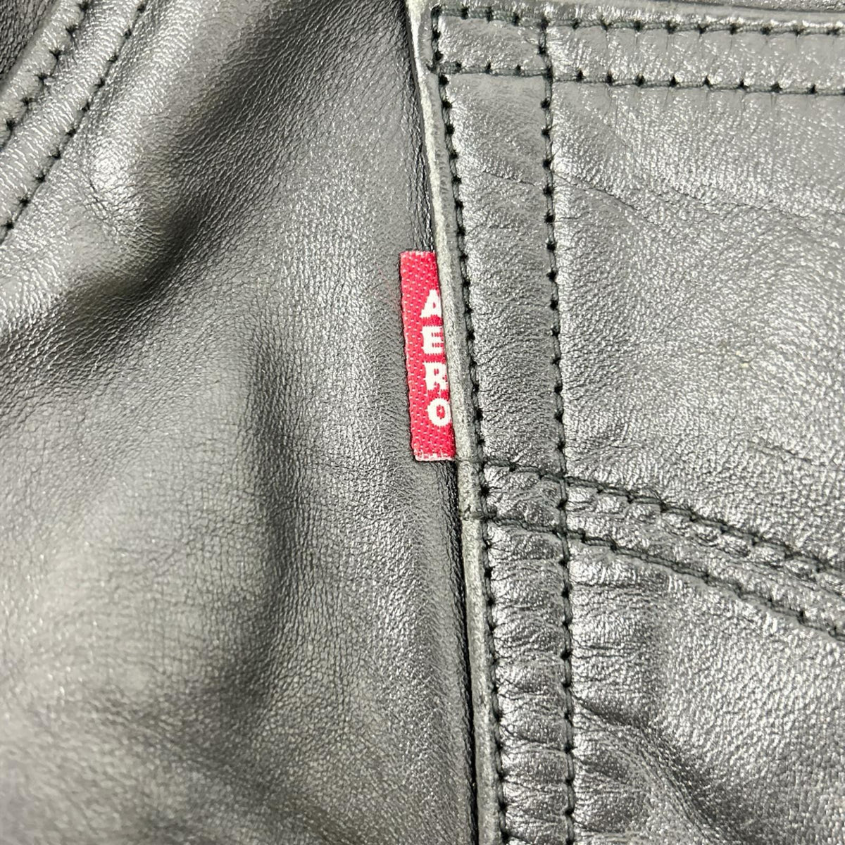 AERO LEATHER エアロレザー ブラック ホースハイド レザー パンツ ボトムス