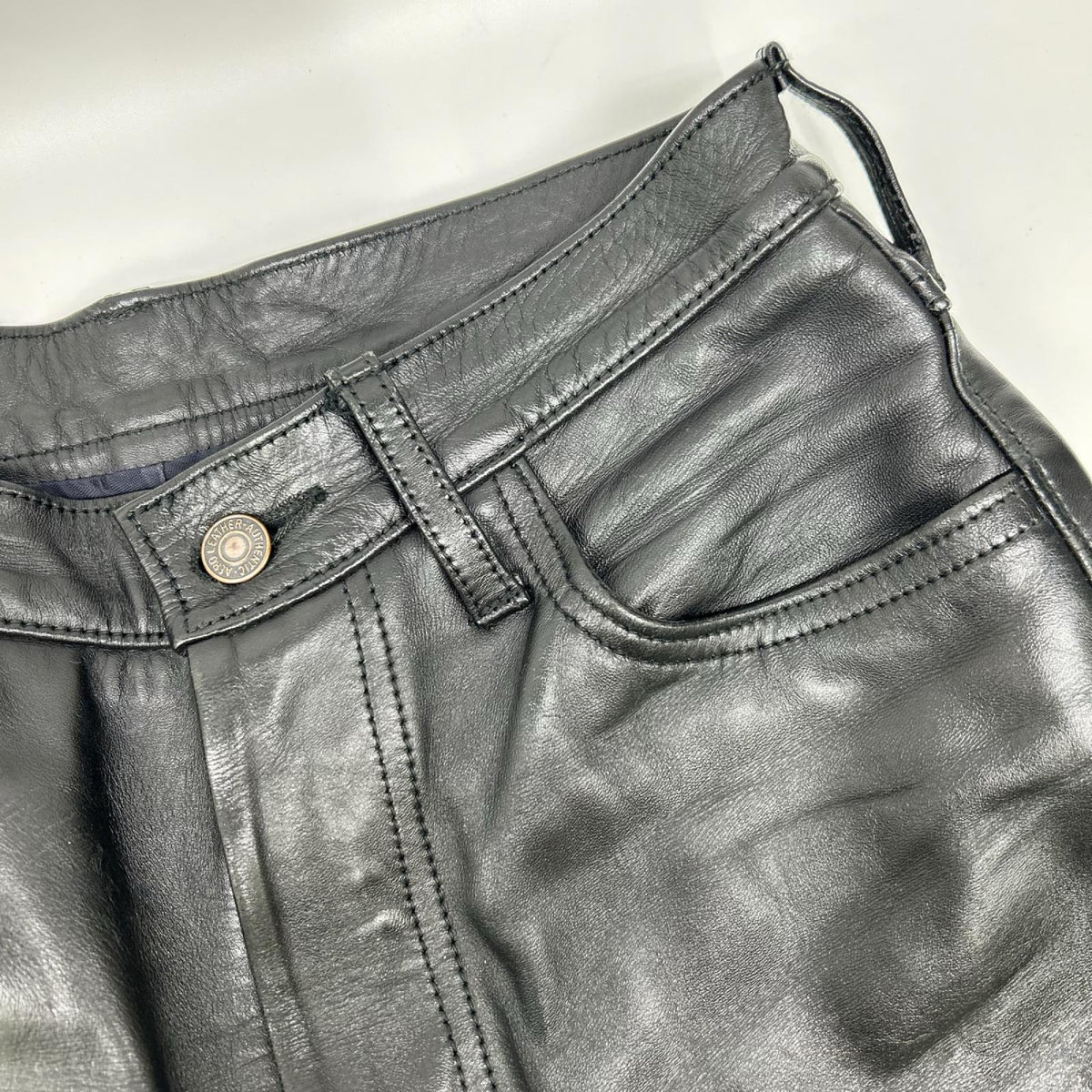 AERO LEATHER エアロレザー ブラック ホースハイド レザー パンツ ボトムス